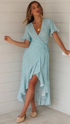 F00172821-203 Flirty V-neck Spring Dress, Elegant Fitted V-neck Dress For Vacation, Beach Fitted Knee-length Dress, V-neck Fitted Sundress For Casual Wear, Fitted Knee-length Beach Dress, Fitted V-neck Sundress With Ruffles, Flirty Non-stretch Mini Dress, Fitted V-neck Maxi Dress With Ruffles, Fitted V-neck Sundress