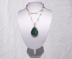 "unique, elegant gemstone necklace - one of a kind jewelry for women hand made chain, very decorative and green agate (teardrop)  the necklace looks very exclusive and unique, this is an original design OOAK This would be a wonderful gift for someone special in your life.  Ready to ship dimensions of the pendant - 4cm x 3cm (1.6\" x 1.2\") chain length - 65cm / 25.6\" (we can extend it or make shorten on request)" Teardrop Agate Wire Wrapped Jewelry, Wire Wrapped Teardrop Agate Jewelry, Elegant Agate Necklace With Wire Wrapped Details, Elegant Wire Wrapped Agate Necklace, Elegant Handmade Green Chain Necklace, Handmade Teardrop Agate Necklaces, Handmade Agate Teardrop Necklaces, Green Teardrop Wire Wrapped Necklace, Handmade Agate Teardrop Necklace