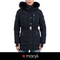 in stock Michael Kors Hooded Fall Outerwear, Fall Hooded Michael Kors Outerwear, Hooded Michael Kors Fall Outerwear, Hooded Michael Kors Outerwear For Fall, Michael Kors Outerwear For Cold Weather In Fall, Michael Kors Fall Outerwear For Cold Weather, Michael Kors Winter Workwear Outerwear, Fitted Michael Kors Winter Outerwear, Puffer Coat