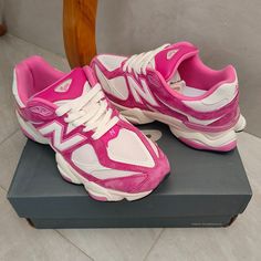 Come With Box Sizew8.5 M7 Pretty Sneakers, New Balance 9060, Shoes New Balance, Pretty Shoes Sneakers, All Nike Shoes, Shoe Wishlist, Cute Nike Shoes, Dad Shoes, Cute Sneakers