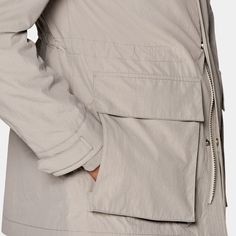 It's the best of both worlds-this light taupe lightweight field jacket brings plenty of styling versatility and functional details like a double zip closure, flapped patch pockets and interior cinching drawstring. Ermenegildo Zegna, Water Repellent Fabric, Field Jacket, Casual Jacket, Fashion Advice, The Light, Water Repellent, Light Brown, Patch Pocket