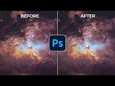 two images side by side showing the same image as they appear to be before and after photoshopped