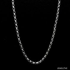 PLATINUM CHAINS Made in India Classic Thick platinum box chain for Men. Box chains are generally considered one of the strongest chain designs. Metal : Platinum Platinum Purity : 95% Platinum Purity Mark : Pt 950 Width : 3 mm Thickness : 3mm Chain Length : 20 / 22 / 24 / 26 inches Platinum Estimated Weight : 24.75 grams for 20 inches Certificate of Authenticity : Platinum Guild International Platinum Chain, Love Band, Platinum Ring, Personalized Rings, One Ring, Box Chain, Chains For Men, Chain Lengths, Ring Sets