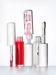 From #Glossier and #Fenty to #Ulta and more! #beautyproducts #makeup Glossier Lip, Red Holographic, Natural Lip Gloss, Lip Gloss Shades, Glossier Lip Gloss, Best Lip Gloss, Diy Kosmetik