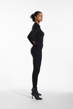 A new addition to your everyday essentials, these buttery soft ribbed leggings can be worn for lounging at home, a brisk day running around, or going to a fitness class. Round out this core piece with our Essential Ribbed Zip Up Hoodie and Essential Square Neck Ribbed Long Sleeve as a set/ complete look – for style, comfort, and functionality. Machine washable, tumble dry low 95% Cotton 5% Spandex Casual Compressive Leggings For Loungewear, Seamless Casual Loungewear Leggings, Snug Casual Leggings For Loungewear, Casual Snug Leggings For Loungewear, Minimal Stretch Athleisure Activewear For Fall, Fall Athleisure Activewear With Minimal Stretch, Compressive Leggings With Ribbed Waistband For Loungewear, Seamless Leggings For Loungewear, Solid Ribbed Leggings For Loungewear