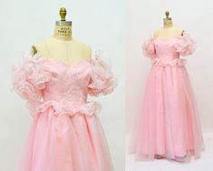 Hogwarts Oc, Rosa Barbie, Victor Costa, Crinoline Skirt, Chiffon Ruffle Dress, Gown Pink, Pink Bridesmaid Dress, Frilly Dresses, Overlay Skirt