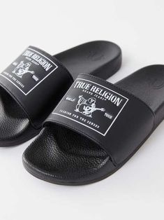 BUDDHA LOGO SLIDE Black Slides With Logo, Black Logo Slides, Casual Slip-on Flip Flops For Streetwear, Casual Open Toe Slides With Logo Print, Slip-resistant Sandals For Streetwear, Casual Open Toe Slides With Embossed Logo, Non-slip Slip-on Flip Flops For Streetwear, Black Logo Sandals For Summer, Summer Slide Sandals With Logo Print