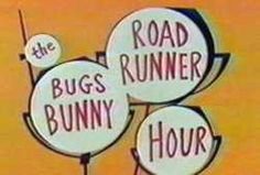 three signs that say road runner, runny hour and bug's running round