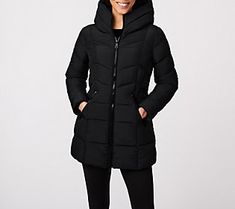 Whether your trail leads through the neighborhood, woods, or city streets, this quilted puffer-style walker keeps your style and comfort in view. From Bernardo. Puffer Style, The Neighborhood, City Streets, Your Style, Puffer, Winter Jackets