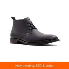 in stock Elegant Black Chukka Boots For Business, Black Leather Semi-formal Boots, Elegant Black Chukka Boots With Plain Toe, Elegant Black Plain Toe Chukka Boots, Modern Lace-up Formal Boots, Modern Formal Lace-up Boots, Formal Black Chukka Boots With Goodyear Welt, Classic Chukka Boots With Textured Sole For Business, Formal Black Goodyear Welted Chukka Boots