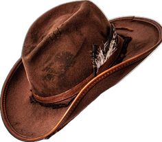 Rugged Hunting Hat With Curved Brim, Vintage Distressed Brown Hat For Country Events, Rugged Flat Brim Hunting Hat, Rugged Curved Brim Hat For Ranch, Rugged Flat Brim Hat For Ranch, Rugged Ranch Hat With Curved Brim, Rugged Flat Brim Ranch Hat, Distressed Brown Fedora For Country Events, Distressed Brown Hats With Short Brim For Country Events