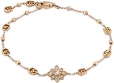 Gucci Elegant Yellow Gold Bracelet, Gucci Yellow Gold Bracelet For Formal Occasions, Luxury Rose Gold Bracelet For Wedding, Luxury Rose Gold Wedding Bracelet, Formal Rose Gold Flower Bracelet, Gucci White Gold Bracelet, Gucci White Gold Bracelets For Formal Occasions, Luxury Rose Gold Flower Jewelry, Elegant Gucci Formal Bracelets