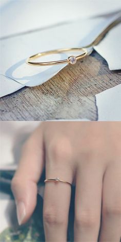 Cute Crystal Ring #jewelry #rings #gifts Dainty Diamond Ring For Proposal, Dainty Diamond Proposal Ring, Elegant Simple Crystal Ring For Anniversary, Minimalist Diamond White Ring For Proposal, Delicate Round Diamond Ring For Anniversary, Dainty Diamond Birthstone Ring For Proposal, Delicate Round Diamond Anniversary Ring, Delicate Anniversary Diamond Ring, Elegant Couple Rings With Prong Setting For Gift