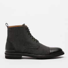 The Jack Boot in Grey **Sold Out** The Jack, Formal Attire, Lug Sole, All Black Sneakers, Calf Skin, Casual Wear, 404 Not Found, Sleek, Not Found