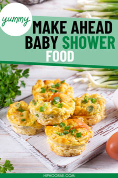 make ahead baby shower luncg Baby Shower Food Ideas, Shower Food Ideas