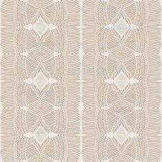 a beige and white wallpaper pattern with wavy lines on the bottom, in an abstract manner