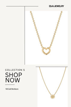 Founded by actress, producer, and songwriter Bailey Bass, BaiBai Jewelry offers the finest jewelry for everyday wear. Each 14k gold necklace is made to order from recycled materials, sourced and cast in NYC. Shop the best 14k jewelry today by clicking the link. Timeless Necklaces For Valentine's Day, Classic Open Heart Jewelry For Everyday, Classic Necklace With Delicate Chain For Valentine's Day, Timeless Yellow Gold Jewelry For Valentine's Day, Classic Open Heart Jewelry For Valentine's Day, Classic 14k Gold Open Heart Necklace, Classic Jewelry With Delicate Chain For Valentine's Day, Classic Delicate Chain Jewelry For Valentine's Day, Minimalist Yellow Gold Necklace For Valentine's Day