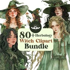 🌸Herbology Witch Clipart Bundle | Green Witch Clipart | Cute Witch Clipart | Witchful Crafts | AI Art | Digital Art🌸 Get your magical creativity with our Herbology Witch Clipart Bundle! This bundle is perfect for green witches and fans of witchful crafts. This enchanting collection gives over 80+ unique AI-generated designs. Each piece in this clipart bundle captures the whimsical charm of herbology witches, making it a must-have for your digital art projects. Why You'll Love This Bundle: 1. D Herb Witch, Witch Junk Journal, Witch Clipart, Visual Library, Cute Witch, Magic Herbs, Magical Herbs, Magical Art, Create Invitations