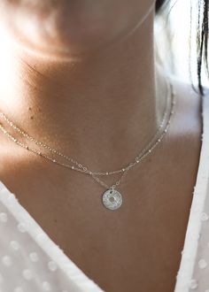 · 1/2" (12.7mm) disc· 14k yellow gold fill, 14k rose gold fill, and sterling silver options· Sturdy, timeless, and built to be worn everydayOur classic 1/2” necklaces are easy to layer, elegant, and ready to be personalized with your most special sentiments, moments, and memories! Created to last a lifetime, these necklaces will remain evergreen even as the years and trends come and go.Personalizing your piece with a message? Reference our fonts and symbols chart for font options and character m Hypoallergenic 14k White Gold Filled Jewelry, Dainty Nickel-free Medallion Jewelry, Hypoallergenic 14k Gold-filled Round Pendant Jewelry, Hypoallergenic 14k Gold Filled Round Pendant Jewelry, Hypoallergenic 14k Gold Filled Round Pendant, Sterling Silver Tarnish Resistant Round Disc Jewelry, Tarnish-resistant Sterling Silver Round Disc Jewelry, Nickel-free Medallion Jewelry For Everyday, Everyday Nickel-free Medallion Jewelry