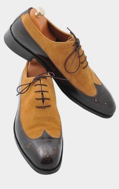 Two Tone Shoes, Formal Men, Custom Design Shoes, Suede Leather Shoes, Simple Shoes, Tan Shoes, Brown And Beige, Latest Mens Fashion, Mens Fashion Shoes