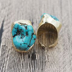 *Here is the best place to shop fashionable, stylish jewelry with premium quality and competitive price!We specialize in LARGE BULK ORDERS and can offer WHOLESALE PRICING - please ask if you have any questions. https://www.etsy.com/shop/ZhenAiaDesigns *Description: Open turquoise ring, natural turquoise ring, bohemian ring, adjustable ring, copper soldered natural stone ring, holiday gift, DIY handmade *Quantity:1pcs/5pcs/10pcs/package *Material:Nickel Free Brass Plated  Size: *Quantity:1pcs/5pc Adjustable Turquoise Bohemian Crystal Ring, Bohemian Turquoise Toe Ring As Gift, Bohemian Style Open Crystal Ring Gift, Bohemian Crystal Ring With Raw Stone As Gift, Bohemian Style Crystal Ring With Raw Stone For Gift, Bohemian Raw Stone Crystal Ring Gift, Bohemian Style Raw Stone Crystal Ring, Handmade Adjustable Bohemian Crystal Ring, Bohemian Rings With Raw Stone