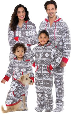 PRICES MAY VARY. Family Approved – We personally test all our PJs to be sure they'll make your family as happy as they make ours. Our pajama styles are made for everyone, even your pets! Hoodie-Footie Style – Ultra-soft, zip-up fleece Hoodie-Footie onesie pajamas featuring a cozy hood, deep kangaroo pockets, wrist cuffs with thumb holes, and footie feet. Match the whole family in our fun exclusive nordic pattern, even the dog! High-Quality Family Pjs – Start a holiday tradition with matching PJs Family Christmas Onesies, Hoodie Footie, Pyjamas Onesie, Pajamas Matching, Family Pjs, Chica Cool, Matching Family Christmas Pajamas, Christmas Onesie, Matching Pjs