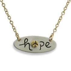 She who has hope will always have joy, for none of us can predict the future, but we can certainly hope for all the joy it may bring. With hope comes an open mind, and with an open mind comes a compassionate heart. *** Because our jewelry is handmade when your order is placed, PLEASE ALLOW 1-3 BUSINESS DAYS FOR YOUR ORDER TO SHIP FROM OUR STUDIO.*** Rings Friendship, Mommy Necklace, Friendship Jewelry, Hand Stamped Jewelry, Engraved Jewelry, Gold Accent, Stamped Jewelry, Metal Stamping, Initial Necklace