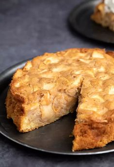 the ultimate gluten - free apple cake is ready to be eaten