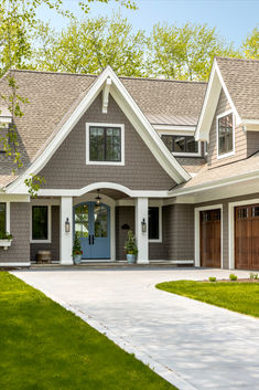 2024 Exterior Paint Trends, According to the Experts | The Scout Guide Taupe Brown House Exterior, Taupe Outdoor House Color, Exterior House Colors With Brown Brick, Dark Taupe Exterior House Colors, Home Color Exterior Paint Ideas, Tony Taupe Exterior, Trending Exterior House Colors For 2024, Taupe Exterior House, 2024 Exterior Paint Color Trends