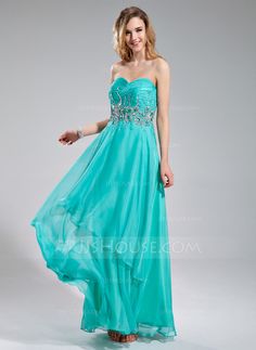 [AU$227.00] A-Line/Princess Sweetheart Floor-Length Chiffon Prom Dress With Beading Sequins Cascading Ruffles Formal Dresses Cheap, Cheap Formal Dresses, Ruffle Beading, Cascading Ruffles, Prom Dresses For Sale, Princess Dresses, Prom Dresses Online, Chiffon Prom Dress, Quinceanera Dresses