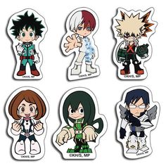 My Hero Academia Characters Sticker Set My Hero Academia Group, Group Stickers, My Hero Academia Characters, My Hero Academia Tsuyu, Stickers Anime, Anime Journal, Study Schedule, Anime Stickers, Hero Academia Characters