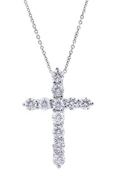 Your cross is a personal symbol of commitment. Our 18K White Gold Brilliant Cut Diamond Cross Necklace is designed with stunning round brilliant cut Diamonds set in precious 18K white gold. Each cross we feature makes a statement all its own. Personal Symbol, Diamond Cross Necklace, Diamond Cross, Round Brilliant Cut Diamond, Brilliant Cut Diamond, White Gold Diamonds, Round Brilliant, Cross Necklace, Fine Jewelry