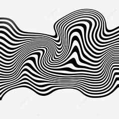 an abstract black and white pattern with wavy lines on the surface, art, line, design png and psd