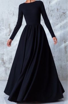 Dress Muslim, Jewelry Brooch, Muslim Fashion Dress, Satin Prom Dress, Womens Black Dress, Couture Dresses, Muslim Fashion, Look Fashion, Pretty Dresses