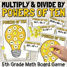 the 5th grade math board game is designed to help students learn how to use numbers