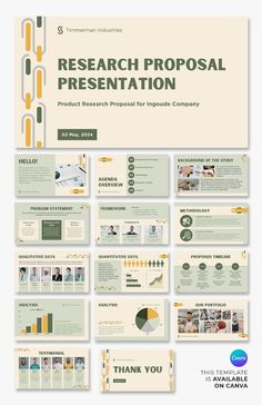 Simple Product Research Proposal Presentation Template Powerpoint Design Education, Marketing Powerpoint Design, Graphic Design Powerpoint Presentation, Academic Presentation Design, Educational Presentation Design, Research Proposal Presentation, Graphic Presentation Layout, Formal Powerpoint Design, Canva Free Templates Presentation