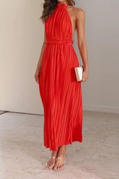 New style fashionable fresh off-shoulder halterneck strappy personalized backless long dress Red clothes dress dresses long sleeve dresses maxi dress Backless Long Dress, New Style, Spring Summer Fashion, Simple Design, Simple Designs, Long Dress, Off Shoulder, Summer Fashion, Black Dress