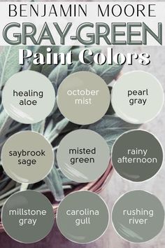 the best gray paint colors to use in your home or office, according with text overlay