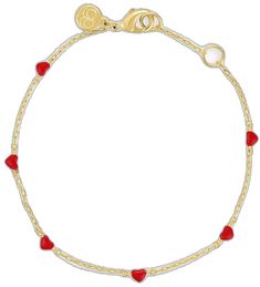 Red Round Jewelry For Valentine's Day, Red Round Jewelry, Red Fine Jewelry As A Gift For Her, Elegant Red Jewelry With Delicate Chain, Gold Plated Dangle Jewelry For Valentine's Day, Everyday Handmade Double Strand Jewelry, Elegant Red Casual Bracelets, Elegant Red Bracelets For Everyday, Dainty Red Round Jewelry