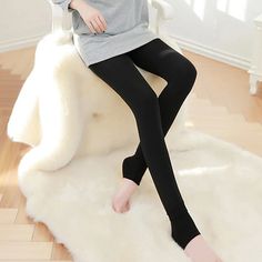 Maximize your comfort and warmth in these incredibly Snug Faux Fur Leggings! Made with a cozy modal/faux fur blend, these leggings are perfect for pairing with sweaters and boots for winter! Why You'll Love It The easy, stretchy wear of these leggings will make you want to just roll out of bed and wear them around the house. So comfortable you'll never want to take them off! Snug Faux Fur Leggings are available in a variety of Fashionable Colors! Choose from Green, Black, Blue, Brown, Gray, Purple, Red, and Beige. Features Material: Modal, Faux Fur One Size Fits All Suitable height: 4' 11" – 5' 9" (150 – 175cm) Fashionable fitting makes it pair well with all tops Stretchable, comes in one size Material is extremely plush to skin, available in 8 colors Just wear, flaunt, and forget winters Cashmere Leggings, Thermo Leggings, Winter Activewear, Short Hairstyles Fine, Thick Leggings, Lapel Pins Mens, Thermal Leggings, Warm Pants, Winter Leggings