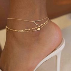 This single-strand Italian chain features delicate intermittent plating for added sparkle at your ankle. Make this your everyday anklet.- Gold vermeil; sterling silver- 9/9.5" chain length- 1.21 grams - Lobster clasp closure Elegant Adjustable Tarnish-resistant Anklets, Adjustable Gold Plated Anklets, Gold Delicate Anklet For Gift, Delicate Gold Anklets As Gift, Delicate Gold Anklet For Gift, Adjustable Gold Sterling Silver Anklets, Elegant Metal Anklet With Adjustable Chain, Adjustable Gold Anklet With Chain, Elegant Metal Anklets With Ankle Strap