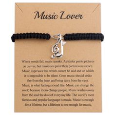 PRICES MAY VARY. 【Music Lover Gift】 Unique words express the music lovers feeling,sometimes, the heart feeling is hart to express but music can.Make an emotional gift for music lover. 【MATERIAL】 - Made of stainless steel, Non plating, Non allergic, Non fade, environmental protection and non-toxic, comfortable and easy to wear. 【GUARANTEE】 - 100% satisfaction and money back guarantee. If there are any problems with the purchase, please feel free to contact us first. TIIMG Jewelry will offer you b Nickel-free Music-themed Jewelry As Gift, Cheap Adjustable Music-themed Necklace, Music-themed Charm Jewelry As A Gift, Music-themed Pendant Necklace As Gift, Emotional Gifts, Music-themed Charms Jewelry For Gifts, Band Quotes, Musical Jewelry, Music Teacher Gifts