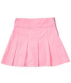 From GB&#x2C; this skirt features:Pleated detailingMini skirtDrop waistPull-on styling with side zip closureCottonMachine wash/tumble dryImported. Kids Uniforms, Classic Wardrobe Staples, Tennis Skirt, Dillard's, Drop Waist, Perfect Outfit, Side Zip, Tennis, Latest Trends