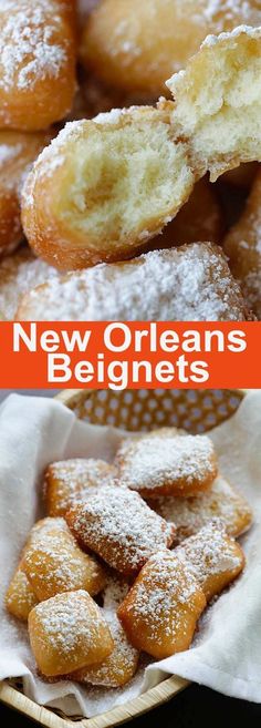 new orleans's best pastries are on display in baskets