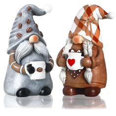 PRICES MAY VARY. Resin Coffee Bar Decor Set: you will receive 2 pieces of coffee gnome decors, bring more art and fun to your coffee bar and bring your home to life, enough to meet your daily use needs Cute and Attractive Design: each coffee gnome has a long plush white beard and holds a cup in both hands, which is decorated with 3D coffee beans, a realistic image, proper for dressing up your Christmas, party Portable Size: gnome coffee decor for coffee bar measures about 4.5 x 2.2 x 2.6 inches, Coffee Gnomes, Farmhouse Office Decor, Coffee Bar Accessories, Swedish Tomte, Coffee Bar Decor, Coffee Bars In Kitchen, Bar Accessories Decor, Gnome Gift, Doll Home