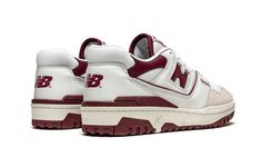 The New Balance 550 “Burgundy” is a stately look for the retro basketball and lifestyle shoe that enjoyed a surge in popularity in 2020 and 2021.  The 550 rose from relative obscurity to become an unlikely shoe at the forefront of sneaker culture thanks to its placement in collaborations with New York City based streetwear brand Aimé Leon Dore.  While not a part of Aimé Leon Dore and New Balance’s ongoing partnership, the “Burgundy” is no less desirable than any of the duo’s decidedly nostalgia- New Balance 550 Sea Salt, 550 Sea Salt, 70s Converse, Yeezy 750, Nike X Travis Scott, Ugg Ultra Mini, Converse Run Star Hike, Balance 550, Converse Run