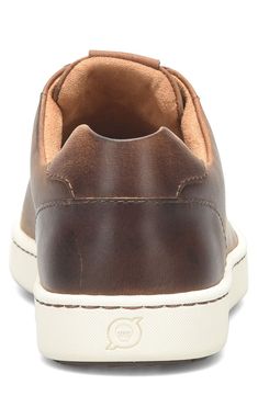 Full-grain leather lends instant old-favorite status and an elevated look to a versatile sneaker featuring a cushy, arch-supporting footbed. Leather upper/synthetic lining/rubber sole Imported Brown Cushioned Slip-on Sneakers, Brown Sneakers With Ortholite Insole And Round Toe, Brown Cushioned Mid-top Sneakers, Brown Mid-top Cushioned Sneakers, Brown Mid-top Sneakers With Cushioned Footbed, Brown Low-top Sneakers With Ortholite Insole, Comfortable Brown Sneakers With Cushioned Footbed, Classic Low-top Cushioned Walking Shoes, Rugged High-top Sneakers With Cushioned Footbed