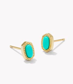 The studs you know and love go extra dainty in the Mini Ellie Gold Stud Earrings in Mint Magnesite. Petite iterations of our signature shape are framed by our classic hoofprint detailing, creating the ideal earrings for those with a more minimal style approach. Metal 14k Yellow Gold Over Brass Material Mint Magnesite Closure Ear Post Size 0.31"L X 0.21"W Hoof Print, Gold Stud Earrings, Minimal Style, Gold Stud, Brass Material, Gold Earrings Studs, Gold Studs, Minimal Fashion, Mint