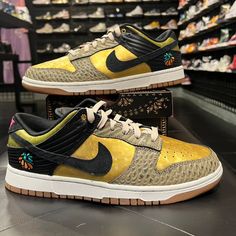 Nike Dunk Low Ddlm Size 9 Mens Or Size 10.5 In Women You Can Also Shop In Store Downtown Cleveland, Oh At The Feet Geeks Inside Tower City Follow Us For More Heat @Thefeetgeeks_216 Gold Leather Custom Sneakers For Streetwear, Gold Leather Sneakers For Streetwear, Gold Leather Custom Sneakers With Rubber Sole, Nike Gold Leather Custom Sneakers, Gold Nike Leather Custom Sneakers, Gold Leather Nike Custom Sneakers, Custom Slip-on Sneakers For Streetwear With Speckled Midsole, Gold Low-top Custom Sneakers With Rubber Sole, Nike Custom Gold Low-top Sneakers