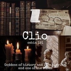 a collage of old books and candles with the words cian 1911 on them